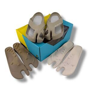 Telic Stepping Stones Fusion Trio 3 in 1 Restoration Flip Flops Mens Sz 12